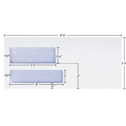 Quality Park 3.88 in. x 8.88 in. #9 Commercial Flap Self-Adhesive Closure Reveal-N-Seal Envelope - White (500/Box)