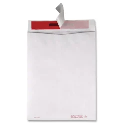 Quality Park 9 in. x 12 in. No. 10-1/2 Flip-Stik Flap Adhesive Closure Tamper-Indicating Mailers Made with Tyvek - White (100/Box)