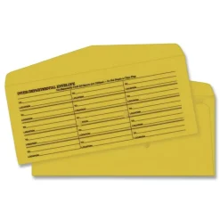 Quality Park 4.5 x 10.38 Fold Flap Kraft Trade Size Interoffice Envelope - Brown Kraft (500/Box)