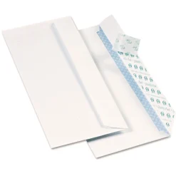 Quality Park Redi-Strip 4.13 x 9.5 Commercial Flap Security Tinted Envelope - White (1,000/Carton)