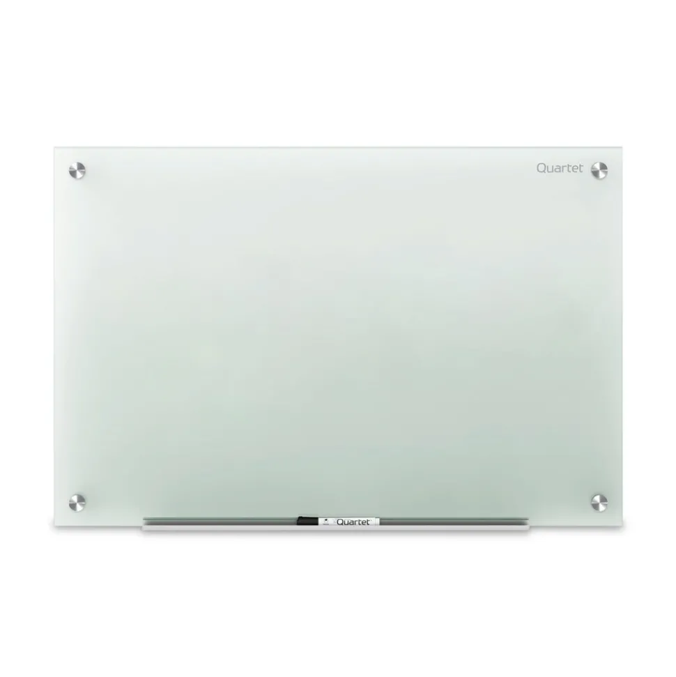 Quartet 24 in. x 18 in. Infinity Glass Marker Board - Frost Surface