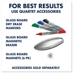 Quartet 24 in. x 18 in. Infinity Glass Marker Board - Frost Surface