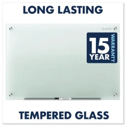 Quartet 24 in. x 18 in. Infinity Glass Marker Board - Frost Surface