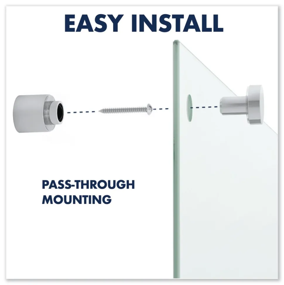 Quartet 24 in. x 18 in. Infinity Glass Marker Board - Frost Surface