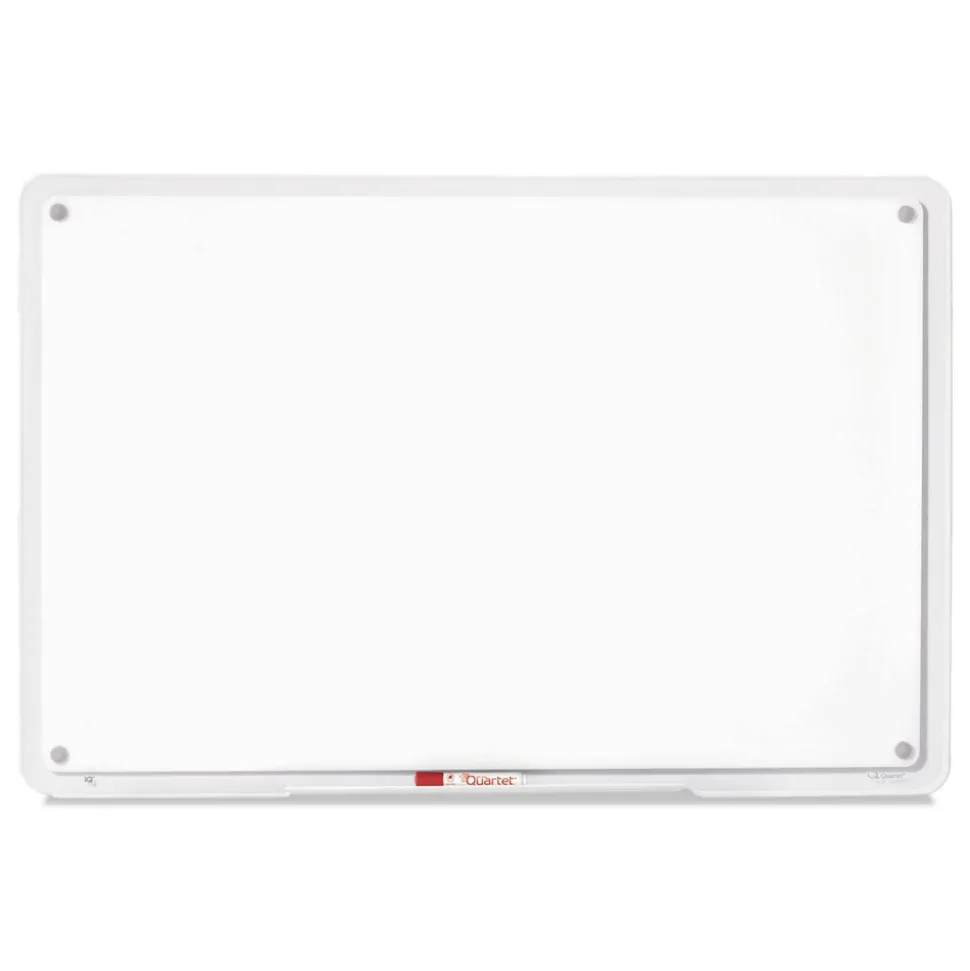 Quartet 36 in. x 23 in. iQ Total Erase Board - White/Clear Frame