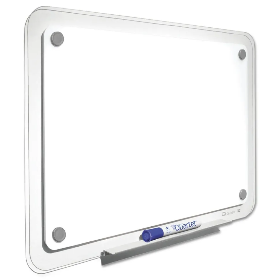 Quartet 36 in. x 23 in. iQ Total Erase Board - White/Clear Frame