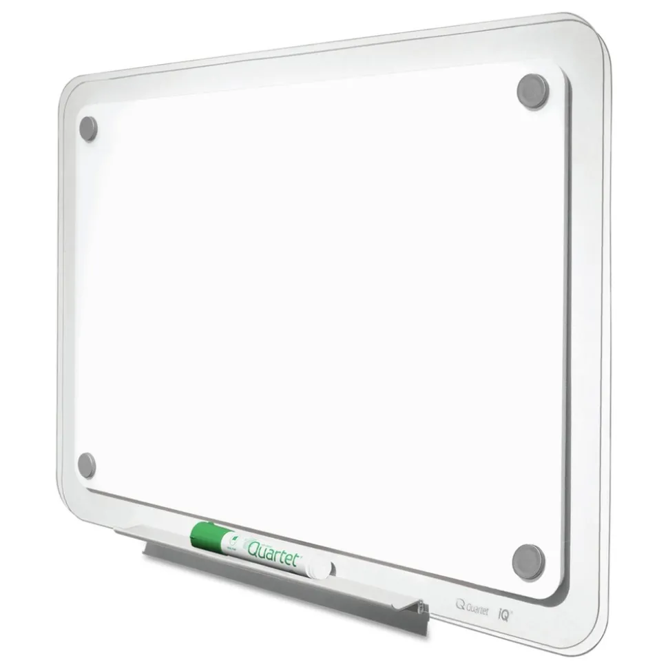 Quartet 36 in. x 23 in. iQ Total Erase Board - White/Clear Frame