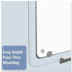 Quartet 36 in. x 23 in. iQ Total Erase Board - White/Clear Frame
