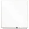 Quartet 23 in. x 23 in. Matrix Magnetic Boards - White Surface, Satin Aluminum Frame