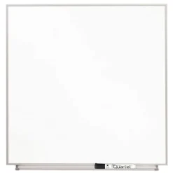 Quartet 23 in. x 23 in. Matrix Magnetic Boards - White Surface, Satin Aluminum Frame