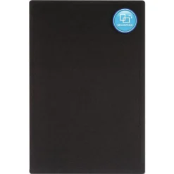 Quartet 48 in. x 36 in. Oval Office Fabric Board - Black Surface