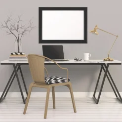 Quartet 23 x 17 Home Decor Magnetic Dry Erase Board - White Surface/Black Wood Frame