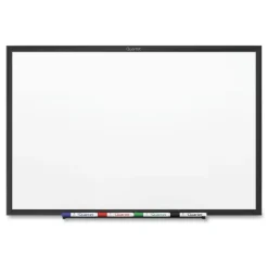 Quartet Classic Series Nano-Clean Dry Erase Board, 24 X 18, Black Aluminum Frame