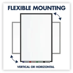 Quartet Classic Series Nano-Clean Dry Erase Board, 24 X 18, Black Aluminum Frame