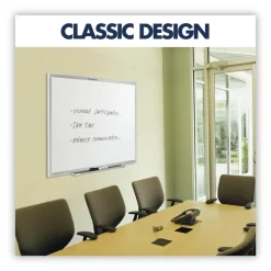 Quartet Classic Series Nano-Clean Dry Erase Board, 24 X 18, Black Aluminum Frame