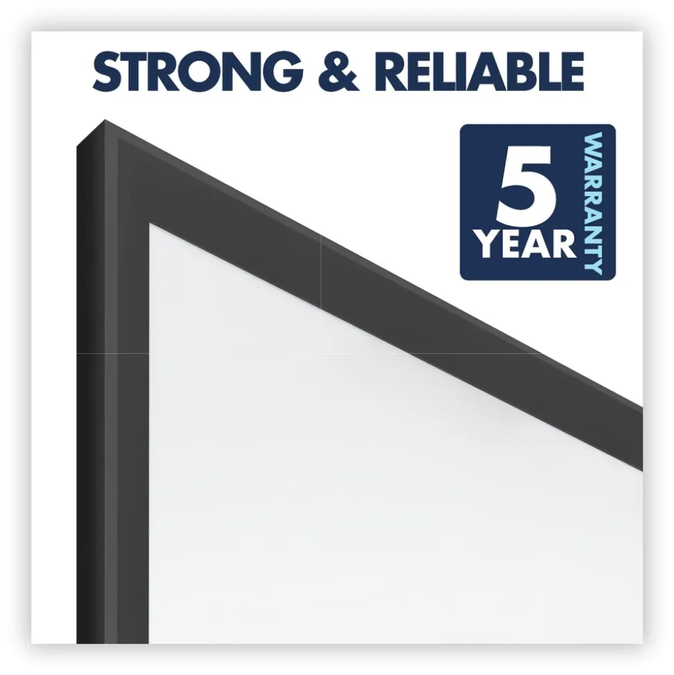 Quartet Classic Series Nano-Clean Dry Erase Board, 24 X 18, Black Aluminum Frame