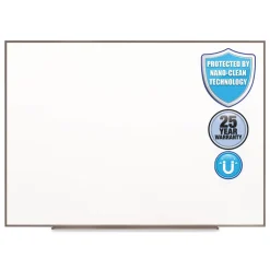 Quartet Fusion Nano-Clean 96 in. x 48 in. Magnetic Whiteboard - White/Silver
