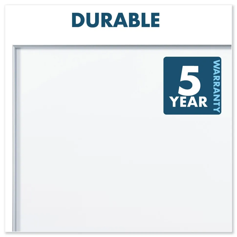 Quartet Fusion Nano-Clean 96 in. x 48 in. Magnetic Whiteboard - White/Silver