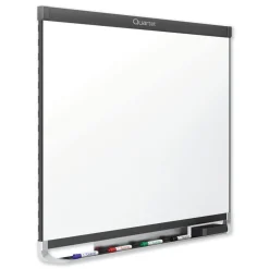 Quartet Prestige 2 DuraMax 96 in. x 48 in. Magnetic Porcelain Whiteboard - Graphite Frame