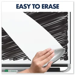 Quartet Prestige 2 DuraMax 96 in. x 48 in. Magnetic Porcelain Whiteboard - Graphite Frame