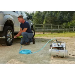 Quipall 1 HP 1.6 Gallon Oil-Free Hotdog Air Compressor