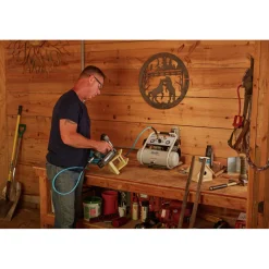 Quipall 1 HP 1.6 Gallon Oil-Free Hotdog Air Compressor