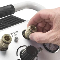 Quipall 1 HP 1.6 Gallon Oil-Free Hotdog Air Compressor