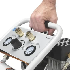 Quipall 1 HP 1.6 Gallon Oil-Free Hotdog Air Compressor