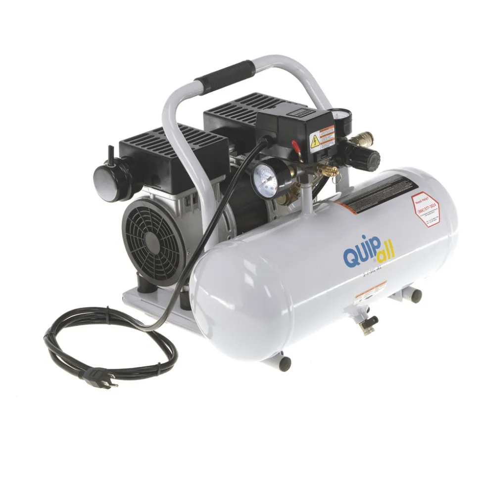 Quipall 1 HP 2 Gallon Oil-Free Hotdog Air Compressor