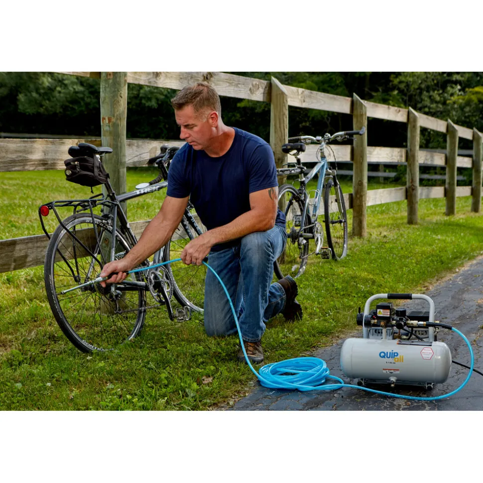 Quipall 1 HP 2 Gallon Oil-Free Hotdog Air Compressor