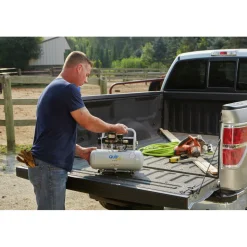 Quipall 1 HP 2 Gallon Oil-Free Hotdog Air Compressor