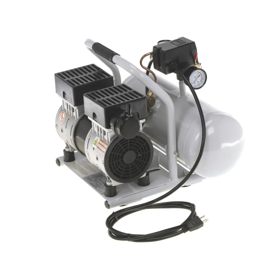 Quipall 1 HP 2 Gallon Oil-Free Hotdog Air Compressor