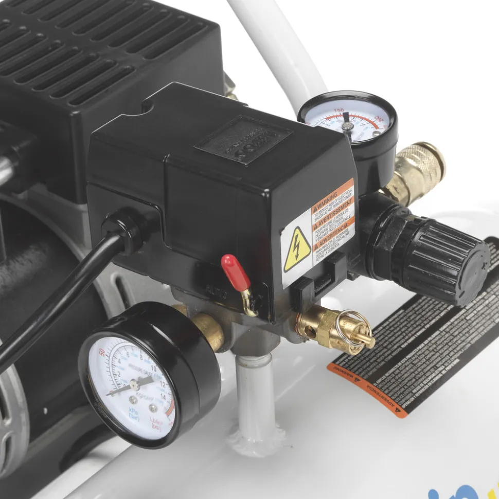 Quipall 1 HP 2 Gallon Oil-Free Hotdog Air Compressor