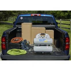 Quipall Ultra Quiet 1 HP 4.6 Gallon Oil-Free Twin Stack Air Compressor