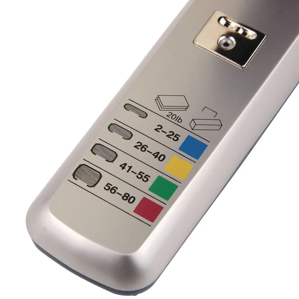 Rapid 80-Sheet Capacity Heavy-Duty Cartridge Stapler - Silver