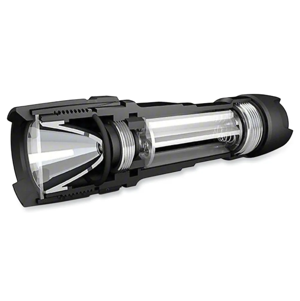 Rayovac 3 AAA Batteries Virtually Indestructible LED Flashlight - Black