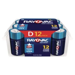Rayovac Alkaline D Batteries (12/Pack)