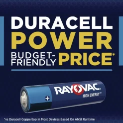 Rayovac High Energy Premium Alkaline AA Batteries (4/Pack)