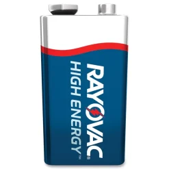 Rayovac 9V High Energy Premium Alkaline Batteries (8/Pack)