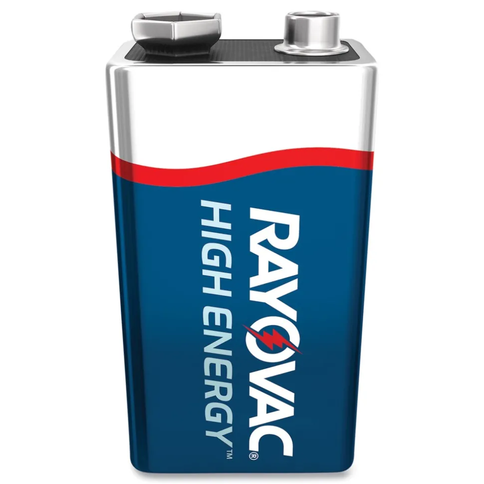 Rayovac 9V High Energy Premium Alkaline Batteries (8/Pack)