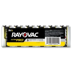 Rayovac 9V Ultra Pro Alkaline Batteries (6/Pack)