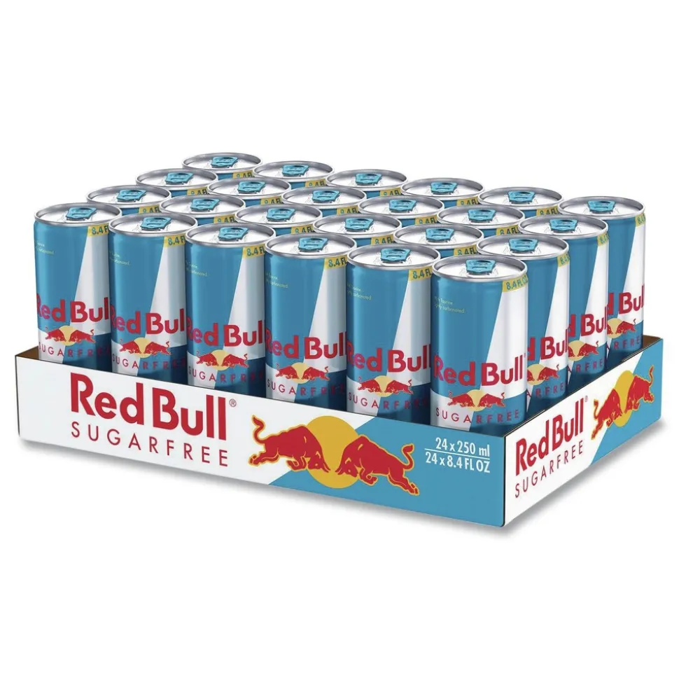 Red Bull 8.4 oz. Can Energy Drink - Sugar-Free (24/Carton)