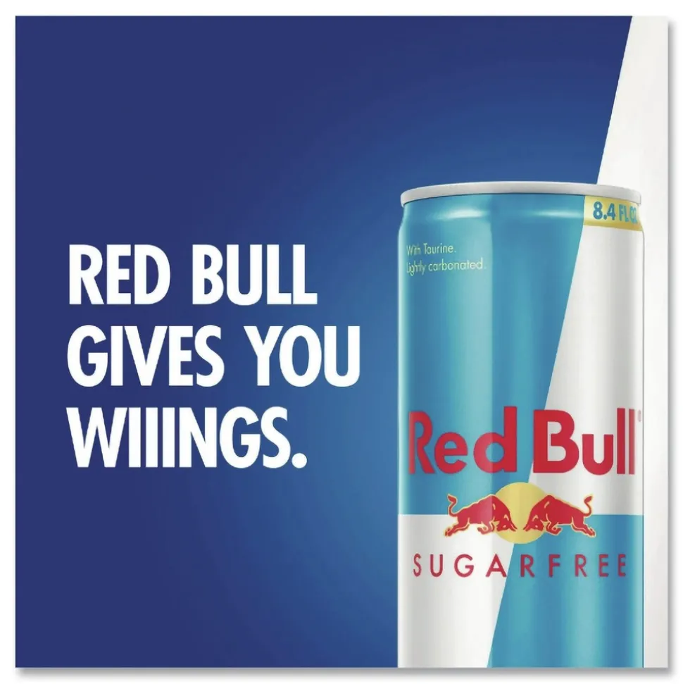 Red Bull 8.4 oz. Can Energy Drink - Sugar-Free (24/Carton)
