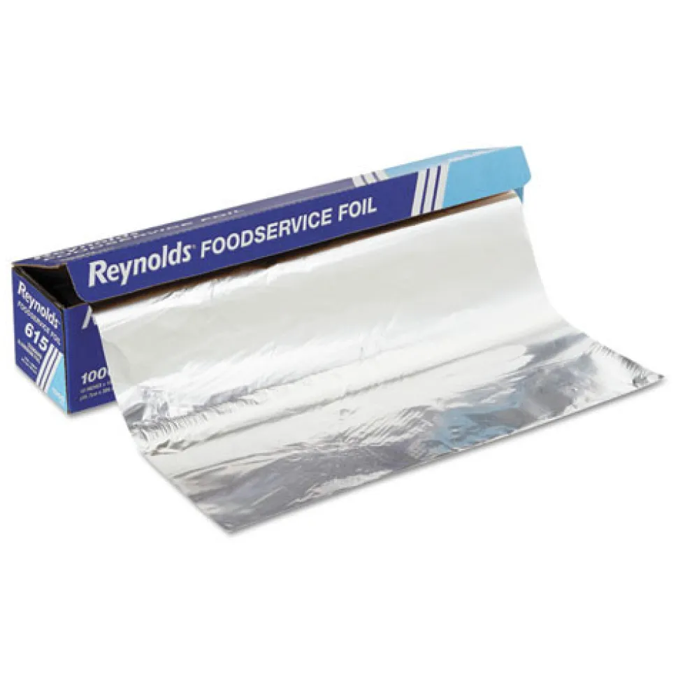 Reynolds Wrap 000000000000000615 18 in. x 1000 ft. Standard Aluminum Foil Roll - Silver (1 Roll/Carton)