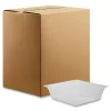 Reynolds Wrap 4 oz. cap. 3.5 in. x 3.5 in. x 1 in. Shallow Reflections Portion Plastic Trays - Clear (2500/Carton)