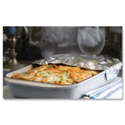 Reynolds Wrap 614M 18 in. x 500 ft. Standard Gauge Metro Aluminum Foil Roll - Silver (1/Carton)