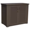 Rubbermaid Bridgeport Storage Cabinet 16.44 cu ft 4 ft x 2 ft x 3 ft Black Oak