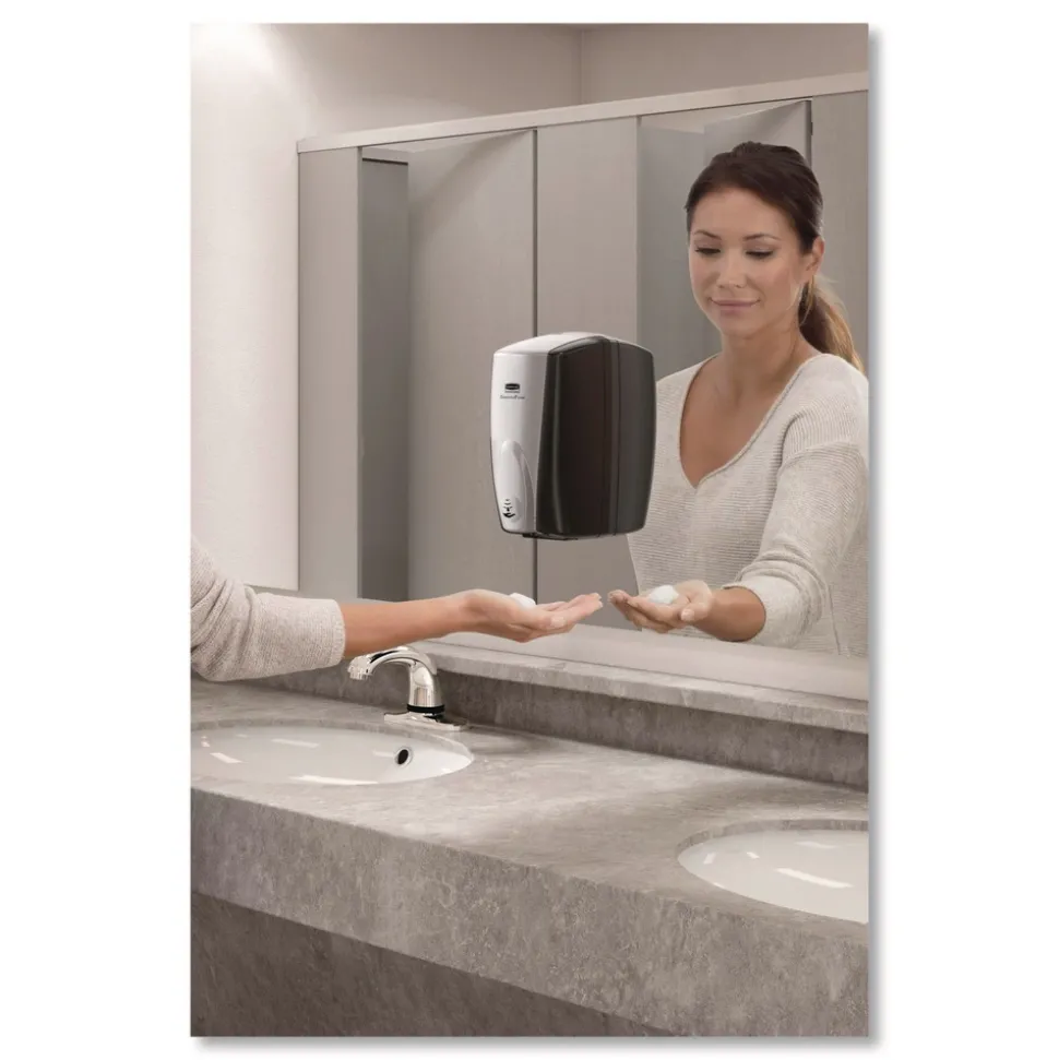 Rubbermaid Commercial 2147027 1,100 milliliter Auto Foam Refill Antibacterial Hand Soap - Fragrance Free (4/Carton)