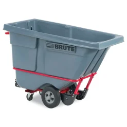 Rubbermaid Commercial 0.5 cu yd BRUTE DURATILT Frame Tilt Truck Standard Duty 850 lb Capacity Gray