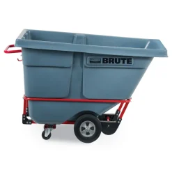 Rubbermaid Commercial 0.5 cu yd BRUTE DURATILT Frame Tilt Truck Standard Duty 850 lb Capacity Gray